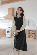 画像をギャラリービューアに読み込む, 行きつけの喫茶店でプリンを食べる日のドッキングフリルネックワンピース_N1443