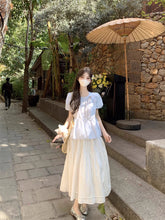 画像をギャラリービューアに読み込む, 南国の花に似合う風に揺れるレースリボンブラウス_K0053