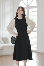 画像をギャラリービューアに読み込む, 行きつけの喫茶店でプリンを食べる日のドッキングフリルネックワンピース_N1443