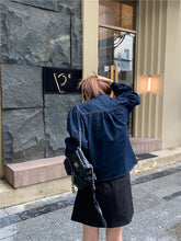 画像をギャラリービューアに読み込む, お洒落上級者なあの子のパフスリーブデニムシャツ_N1717