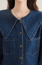 画像をギャラリービューアに読み込む, 【2点セット】シャンゼリゼ通りを歩く彼女のデニムセットアップ_N3500