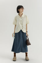 画像をギャラリービューアに読み込む, おしゃれするのが大好きな女の子のラウンドカットデザインシャツ_N2532