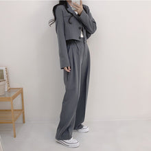 画像をギャラリービューアに読み込む, 【2点セット】エスプレッソがお決まりの彼女のショートジャケットセットアップ_N2114