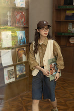 画像をギャラリービューアに読み込む, 海辺のカフェで他絡あの子のハーフデニムパンツ_N3476