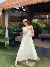 画像をギャラリービューアに読み込む, サマーハットと秘密の手紙を風に乗せたシフォンワンピース_K0097