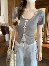 画像をギャラリービューアに読み込む, 駅のホームでバイバイしたあとの胸の高鳴りが続いていたリボントップス_K0025