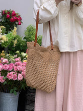 画像をギャラリービューアに読み込む, ひと夏のバカンスに持って行きたい手編みの風合いバッグ_K0074