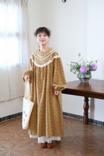 画像をギャラリービューアに読み込む, ヴィンテージショップで働くあの子の小花柄レトロワンピース_N3512