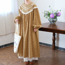 画像をギャラリービューアに読み込む, ヴィンテージショップで働くあの子の小花柄レトロワンピース_N3512