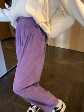 画像をギャラリービューアに読み込む, インテリアを見に行く日のコーデュロイカラーパンツ_N1726