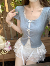 画像をギャラリービューアに読み込む, 駅のホームでバイバイしたあとの胸の高鳴りが続いていたリボントップス_K0025