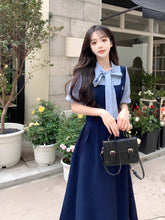 画像をギャラリービューアに読み込む, 落ち葉舞う並木道を歩くときのクラシカルガーリーワンピース_K0142