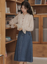 画像をギャラリービューアに読み込む, 甘酸っぱい恋を知った日のシアードットフリルブラウス_N3521