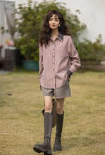 画像をギャラリービューアに読み込む, ストロベリーティーが好きなあの子のストライプシャツ_N3467