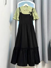 画像をギャラリービューアに読み込む, 音楽室から漏れる旋律と、黒いワンピースが揺れた放課後ロングワンピース_K0115