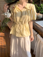 画像をギャラリービューアに読み込む, 森のアトリエで紅茶を淹れる午後のブラウス_K0016