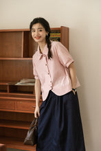 画像をギャラリービューアに読み込む, おしゃれするのが大好きな女の子のラウンドカットデザインシャツ_N2532