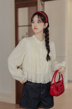 画像をギャラリービューアに読み込む, ちょっとおめかししたい日の裾レースブラウス_N2973