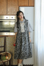 画像をギャラリービューアに読み込む, 【2点セット】蚤の市で見つけたレイヤードアンティークワンピース_N2518