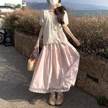画像をギャラリービューアに読み込む, 海沿いのカフェで花の香りに包まれたロマンティックコーデセット_K0052
