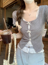 画像をギャラリービューアに読み込む, 駅のホームでバイバイしたあとの胸の高鳴りが続いていたリボントップス_K0025