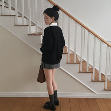 画像をギャラリービューアに読み込む, 韓国アイドルが好きなあの子のバイカラーポロトップス_N3464