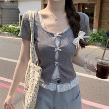 画像をギャラリービューアに読み込む, 駅のホームでバイバイしたあとの胸の高鳴りが続いていたリボントップス_K0025