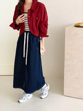 画像をギャラリービューアに読み込む, 学校で一番オシャレ好きなあの子のイージーデニムロングスカート_N2761