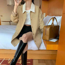 画像をギャラリービューアに読み込む, 海外旅行を楽しむ私のバイカラーステンカラーコート_N1607