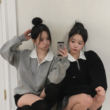 画像をギャラリービューアに読み込む, 韓国アイドルが好きなあの子のバイカラーポロトップス_N3464