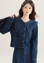 画像をギャラリービューアに読み込む, 【2点セット】シャンゼリゼ通りを歩く彼女のデニムセットアップ_N3500