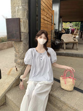 画像をギャラリービューアに読み込む, 野ばらの咲くカフェテラスで秘密を話した日のブラウス_K0035