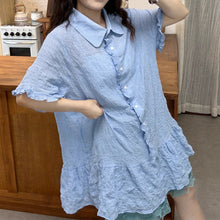 画像をギャラリービューアに読み込む, 風鈴の音が遠くで鳴る日、やさしい重ね着で迎える朝ごはん時間_K0107