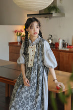 画像をギャラリービューアに読み込む, 【2点セット】蚤の市で見つけたレイヤードアンティークワンピース_N2518