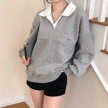 画像をギャラリービューアに読み込む, 韓国アイドルが好きなあの子のバイカラーポロトップス_N3464