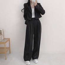 画像をギャラリービューアに読み込む, 【2点セット】エスプレッソがお決まりの彼女のショートジャケットセットアップ_N2114