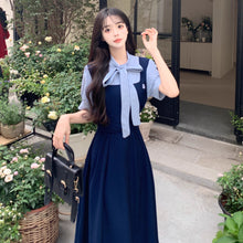 画像をギャラリービューアに読み込む, 落ち葉舞う並木道を歩くときのクラシカルガーリーワンピース_K0142