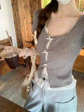 画像をギャラリービューアに読み込む, 駅のホームでバイバイしたあとの胸の高鳴りが続いていたリボントップス_K0025