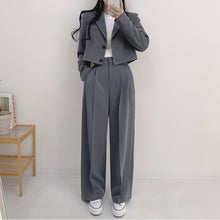 画像をギャラリービューアに読み込む, 【2点セット】エスプレッソがお決まりの彼女のショートジャケットセットアップ_N2114