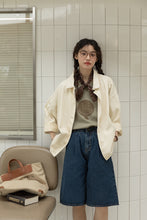 画像をギャラリービューアに読み込む, 海辺のカフェで他絡あの子のハーフデニムパンツ_N3476