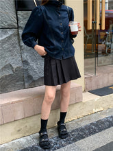 画像をギャラリービューアに読み込む, お洒落上級者なあの子のパフスリーブデニムシャツ_N1717