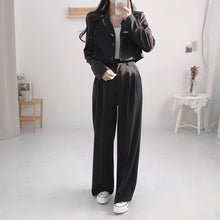 画像をギャラリービューアに読み込む, 【2点セット】エスプレッソがお決まりの彼女のショートジャケットセットアップ_N2114