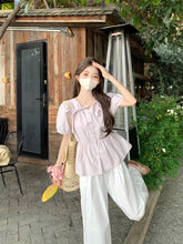 画像をギャラリービューアに読み込む, 森のアトリエで紅茶を淹れる午後のブラウス_K0016