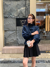 画像をギャラリービューアに読み込む, お洒落上級者なあの子のパフスリーブデニムシャツ_N1717