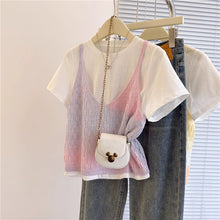 画像をギャラリービューアに読み込む, ビーチサイドの朝日をまとったパステルグラデーショントップス_K0048