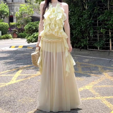 画像をギャラリービューアに読み込む, ホテルラウンジで目が合うたびにときめくフリルシアーコーデ_K0143