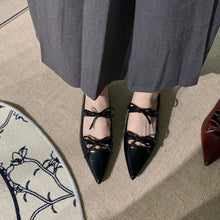 画像をギャラリービューアに読み込む, 一目惚れした私のリボンストラップポインテッドトゥパンプス_N1786