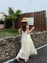 画像をギャラリービューアに読み込む, サマーハットと秘密の手紙を風に乗せたシフォンワンピース_K0097