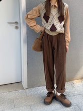 画像をギャラリービューアに読み込む, インテリアを見に行く日のコーデュロイカラーパンツ_N1726