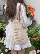 画像をギャラリービューアに読み込む, ひと夏のバカンスに持って行きたい手編みの風合いバッグ_K0074